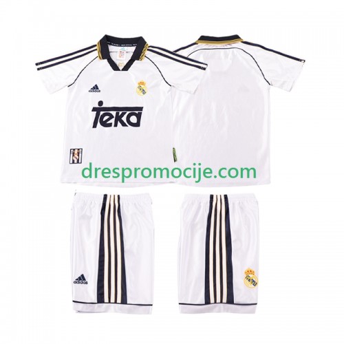 Real Madrid 2000 Dres Retro Dječji Domaći 1998 Kratkih Rukava Real Madrid 2000 Dres Retro Dječji Domaći 1998 Kratkih Rukava